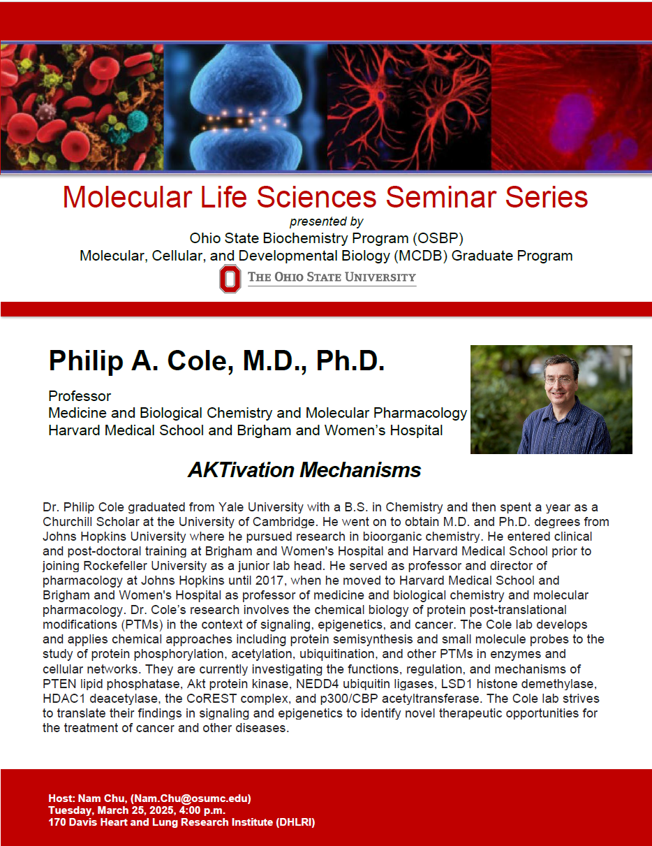 Flyer advertising MLS seminar event