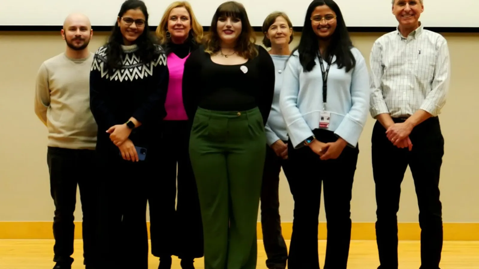 MCDB 3MT competition winners and MCDB program staff/faculty