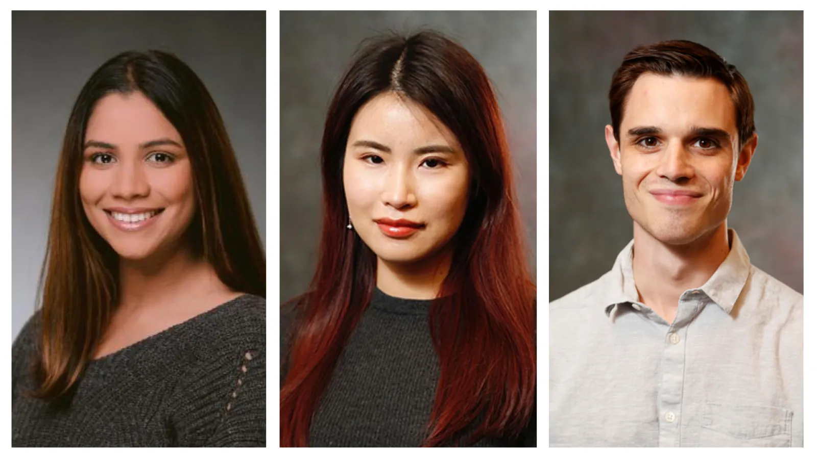 Natasha Maria James, Yi Wang and Kyle Ernzen